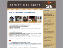 Tablet Screenshot of kominykrby.cz